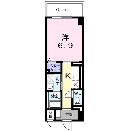 プレール　ヨコスカの物件間取画像